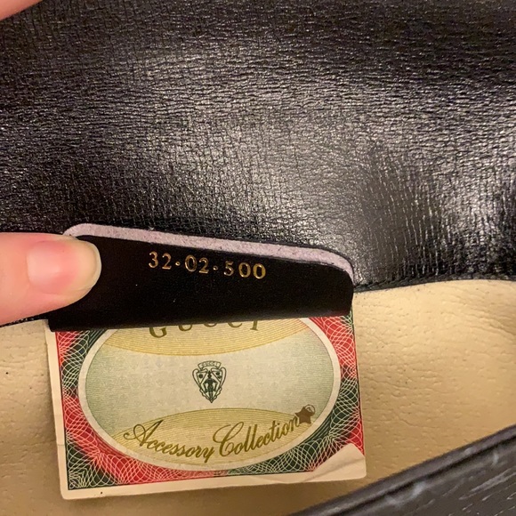 Gucci vintage black canvas clutch - Picture 8 of 14